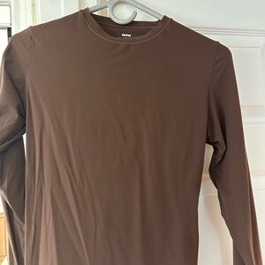 Skims brown long sleeve top women’s